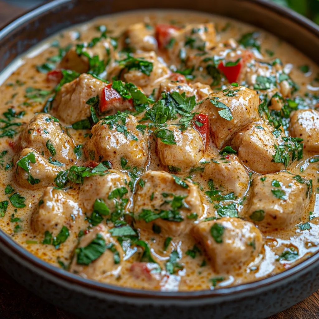 Poulet au basilic dans une sauce curry coco : Une Recette Incroyable Ultime