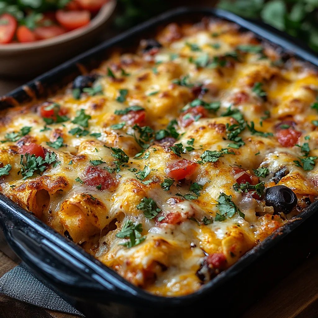 Casserole d’enchiladas ultra fromage pour le petit-déjeuner : Une Recette Incroyable Ultime
