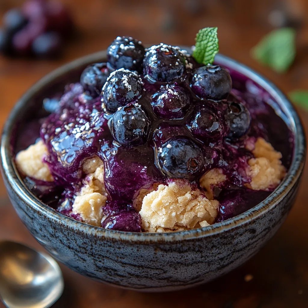 <p>Cobbler aux Myrtilles Végan Individuel : Une Recette Incroyable Ultime</p>