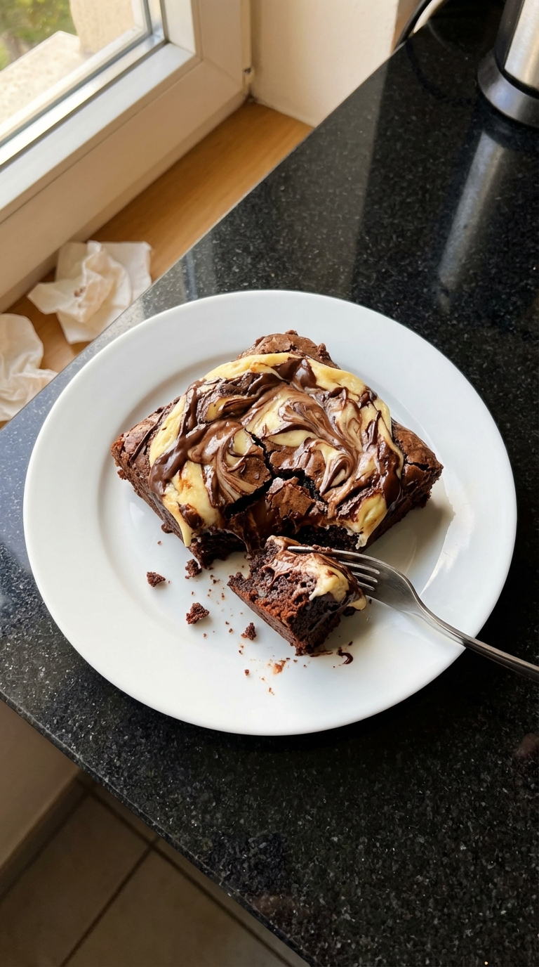 Brownies Fondants au Fromage Blanc