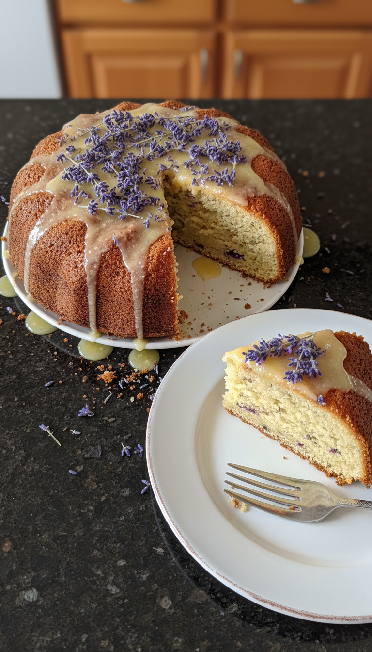 Gâteau Citron Lavande de Galentine