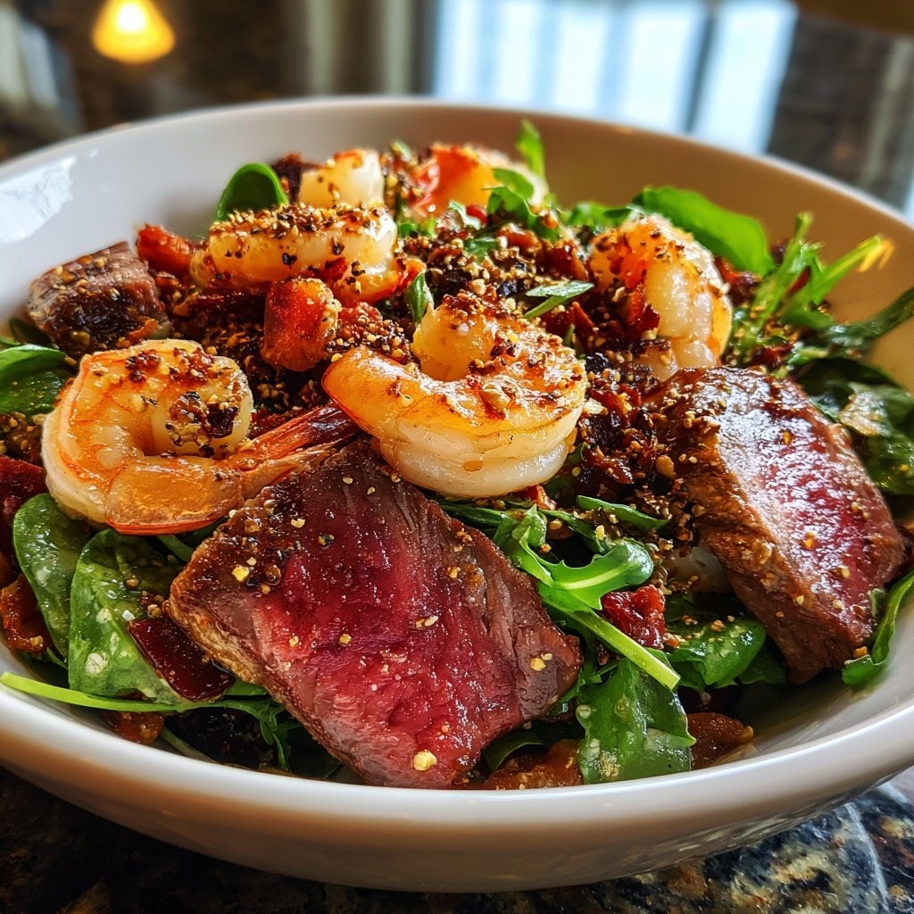 Salade Twist Surf and Turf