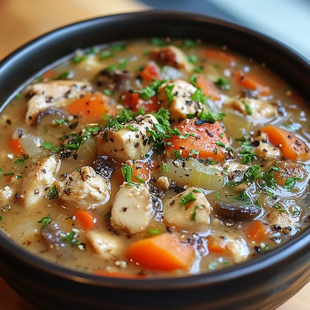 <p>Soupe au Poulet et Riz Sauvage à la Mijoteuse : Une Recette Incroyable Ultime</p>