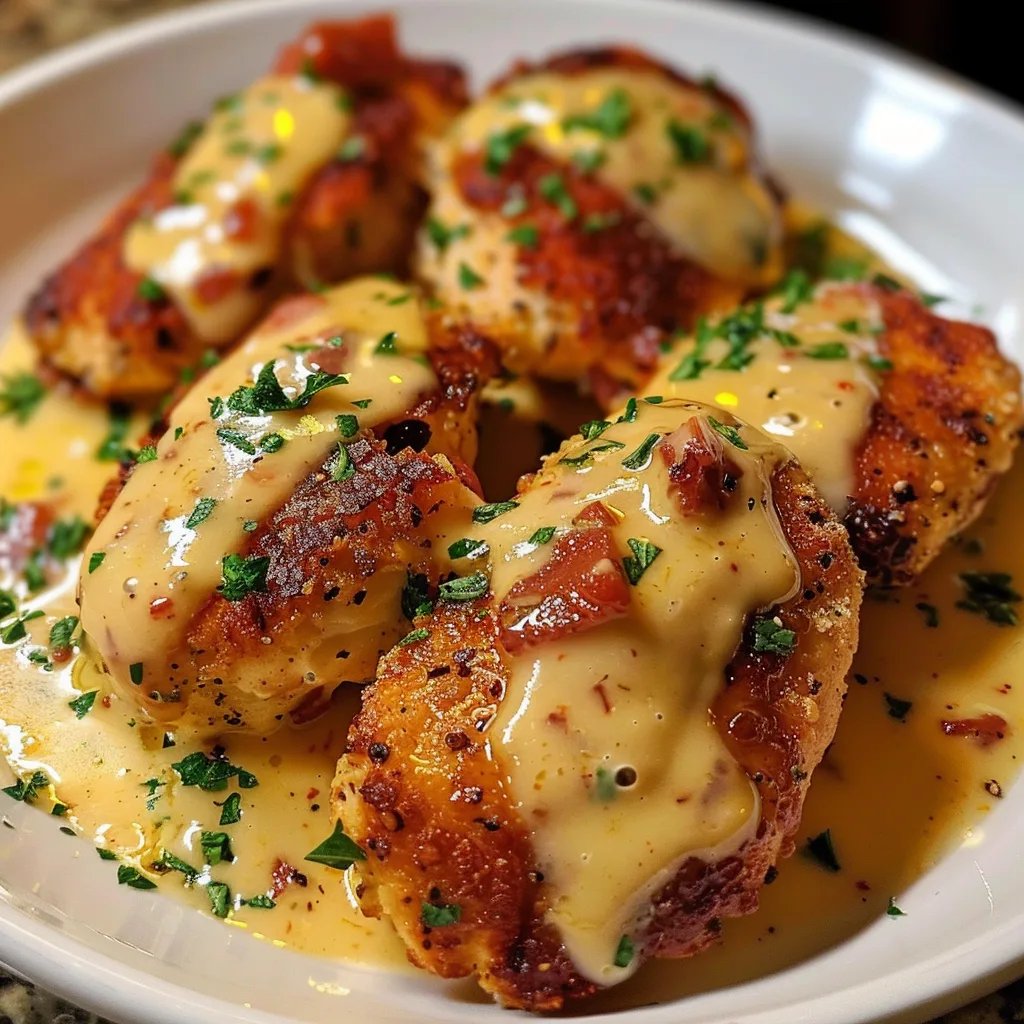 Aiguillettes de Poulet à la Sauce Crémeuse au Chorizo