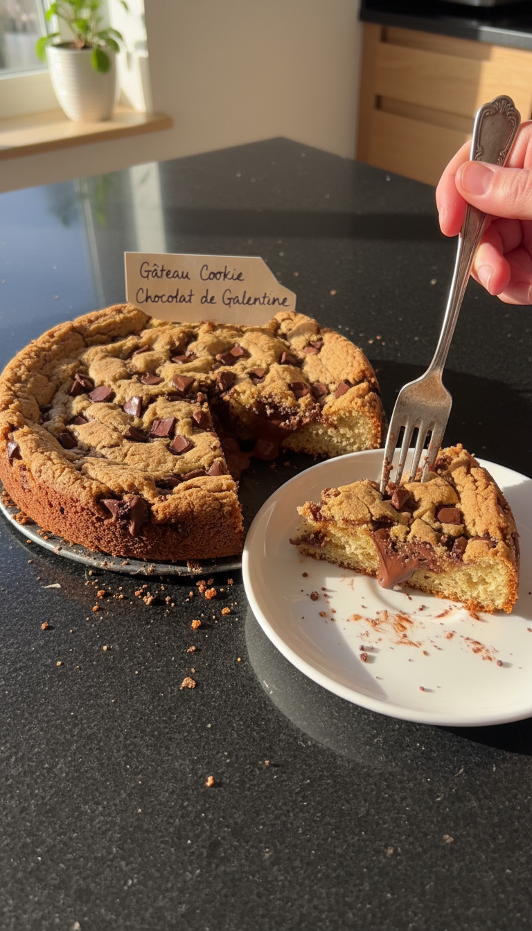 Gâteau Cookie Chocolat de Galentine