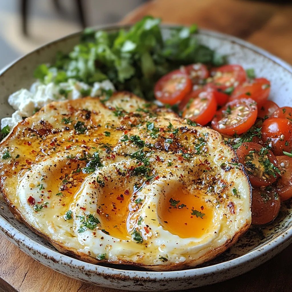 Œufs Turcs avec Beurre au Piment et Feta Fouettée : Une Recette Incroyable Ultime