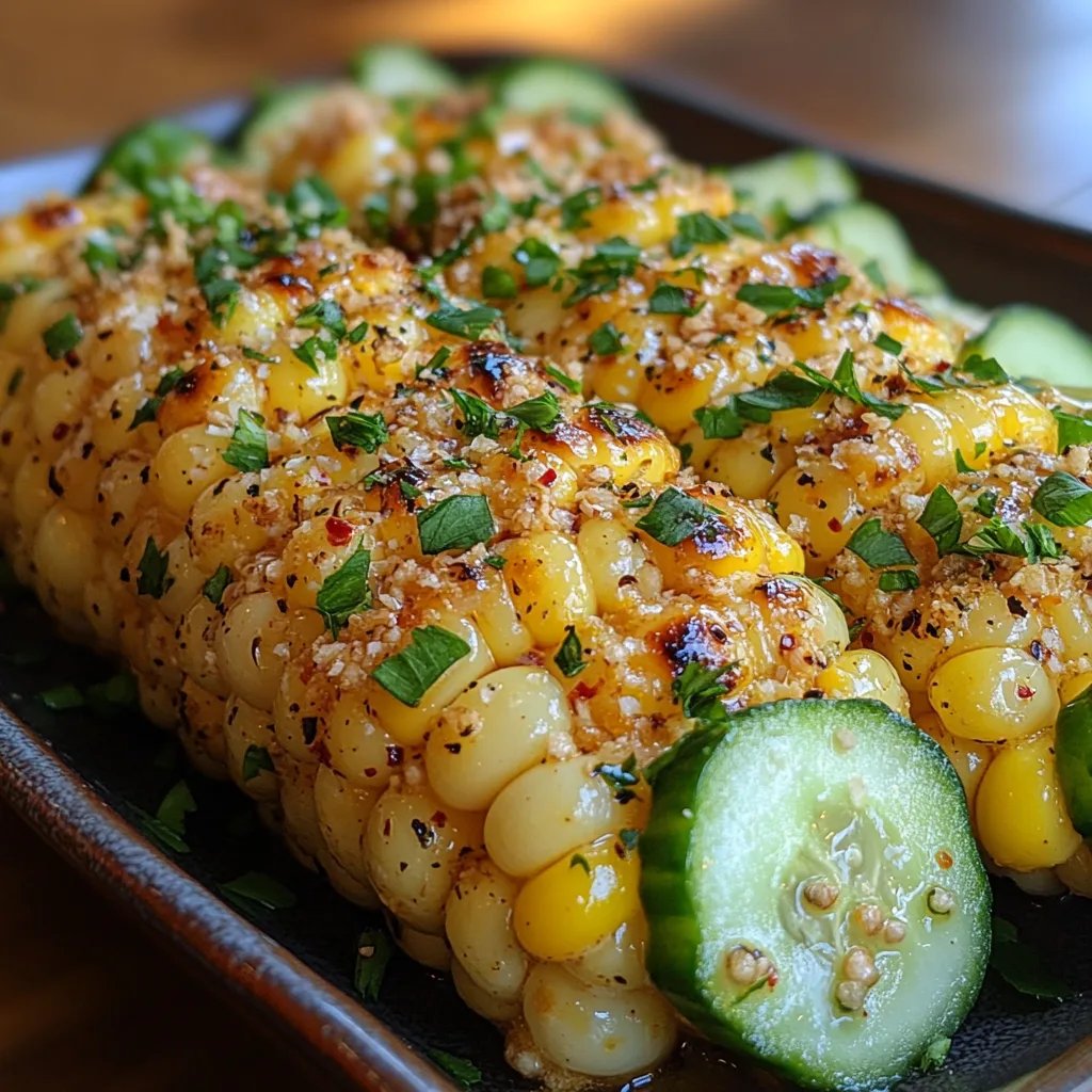 Salade Crémeuse de Concombre et Maïs de Rue : Une Recette Incroyable Ultime