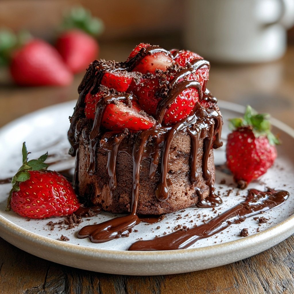 Coupes fusion fraise chocolat