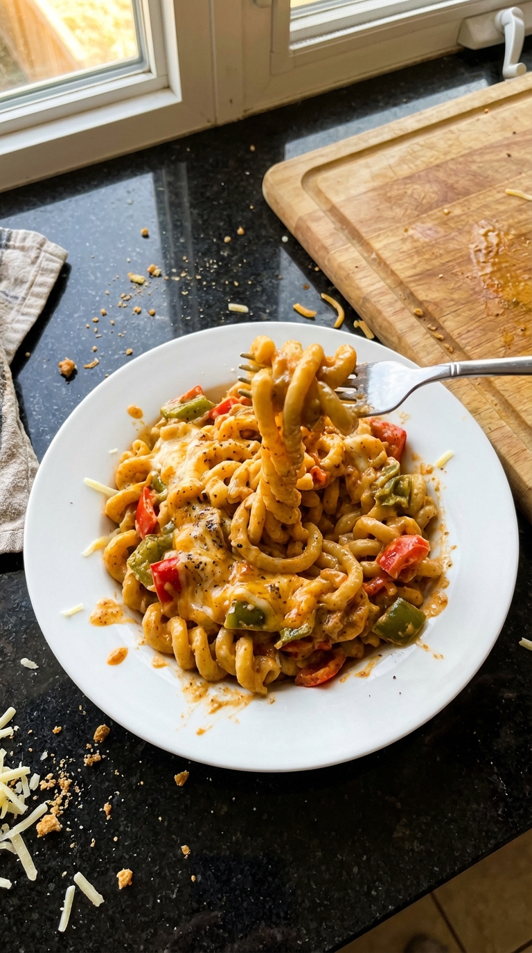 Pâtes Rasta Jamaïcaines Copieuses