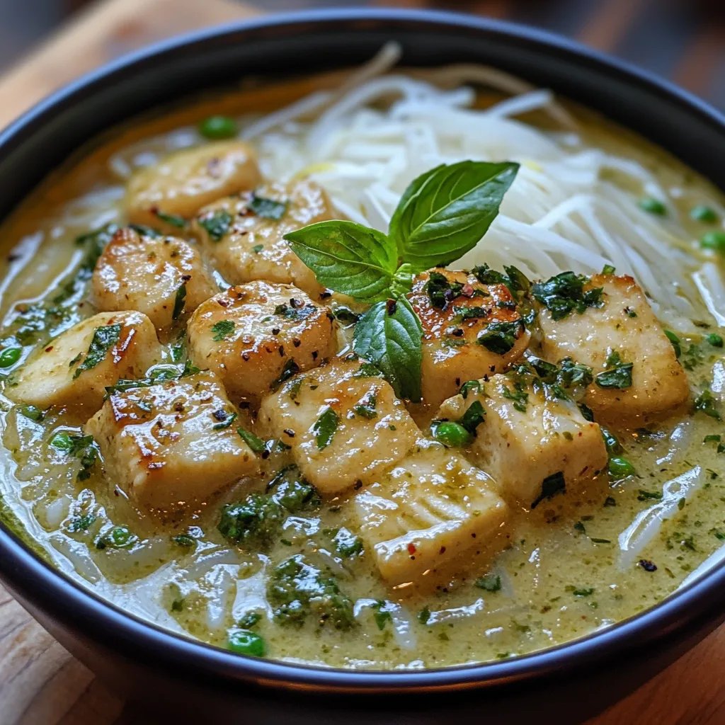 Soupe thaïe au curry vert en 15 minutes : Une recette incroyable et ultime