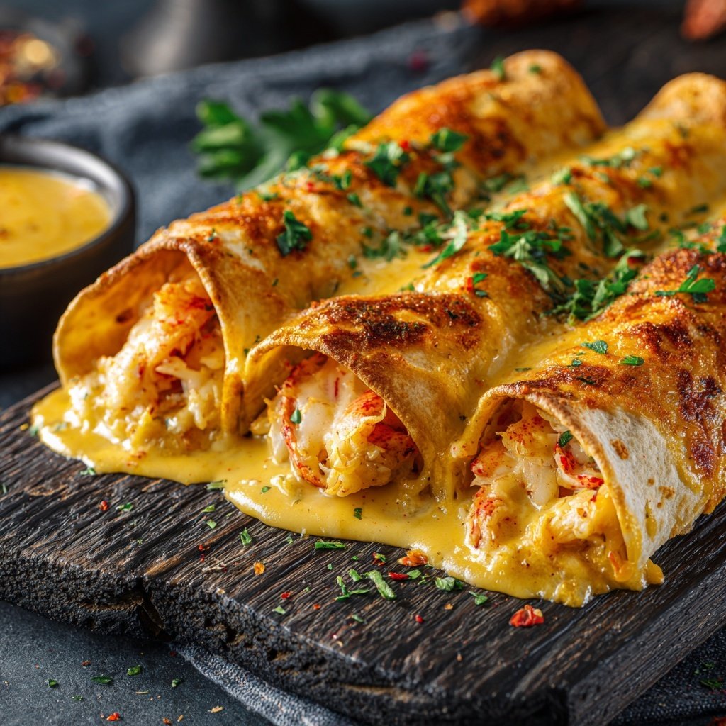 Enchiladas Surf and Turf Farcies au Homard