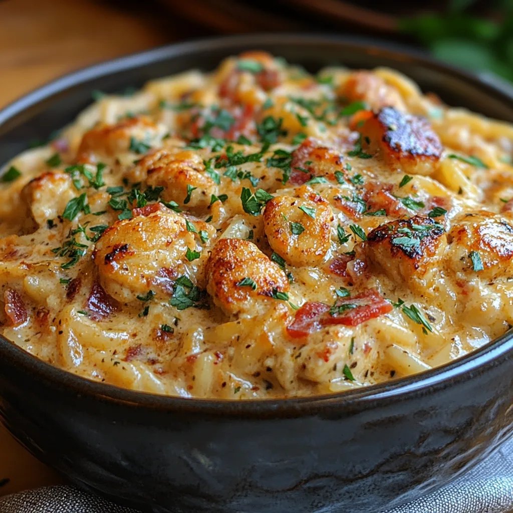 Orzo crémeux au poulet toscan à la mijoteuse : Une Recette Incroyable Ultime