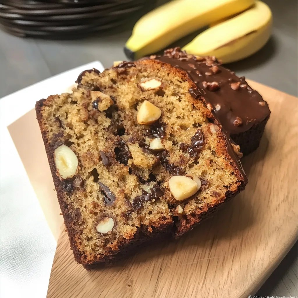 Banana bread aux pépites de chocolat