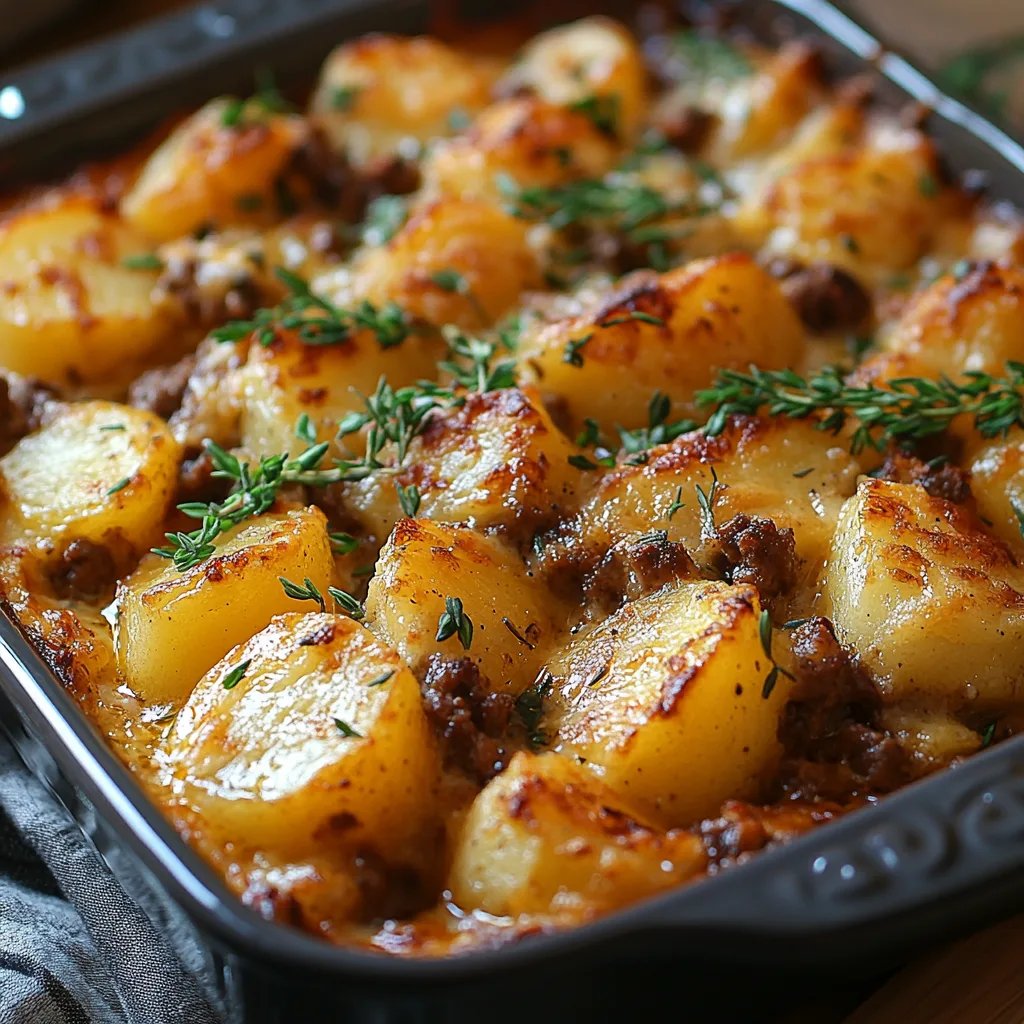 Gratin de Bœuf Haché et Pommes de Terre au Fromage : Une Recette Incroyable et Ultime