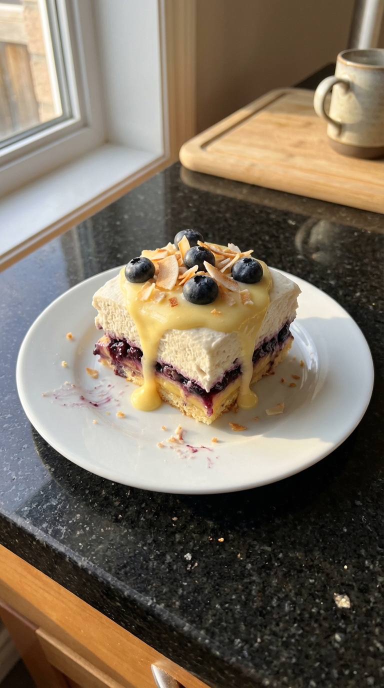 Délice tropical citron myrtilles