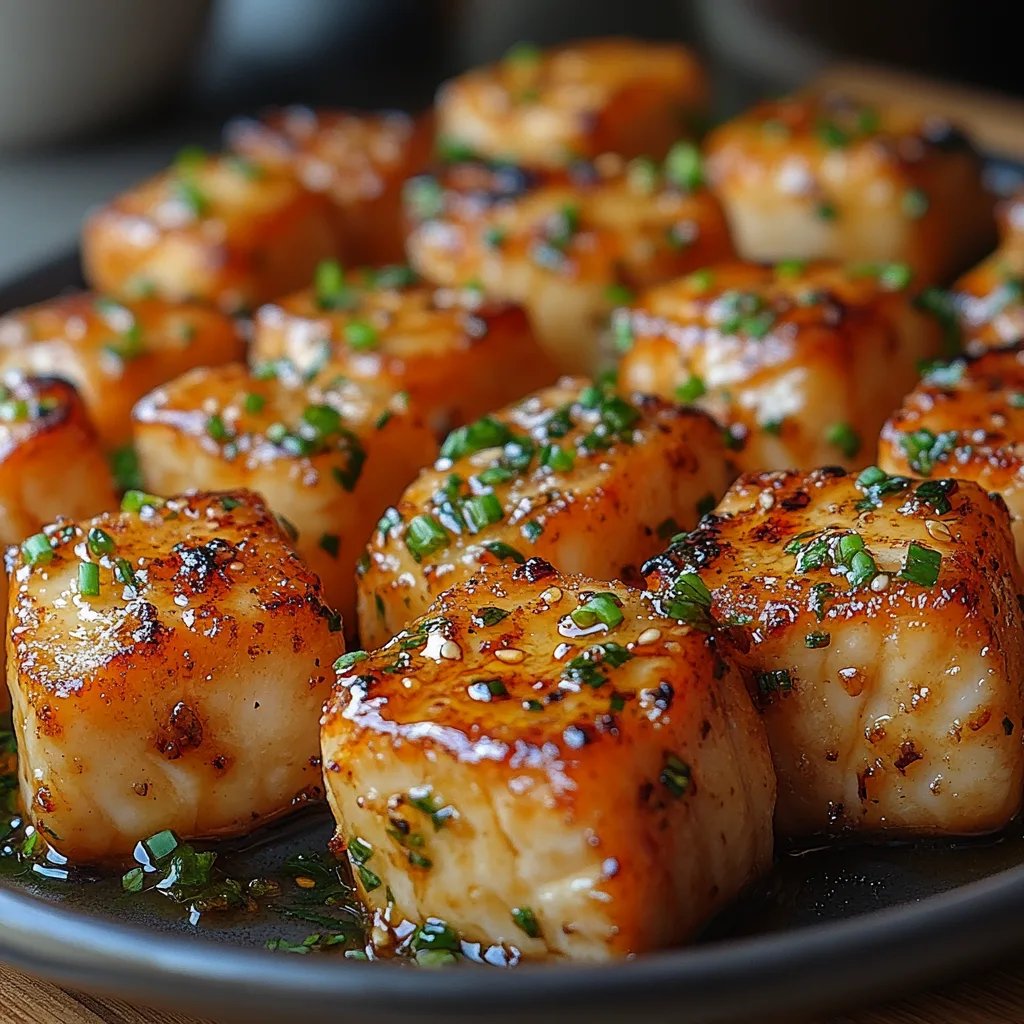 Bouchées de saumon croustillantes au miel et à l’ail à la friteuse à air : Une Recette Incroyable Ultime