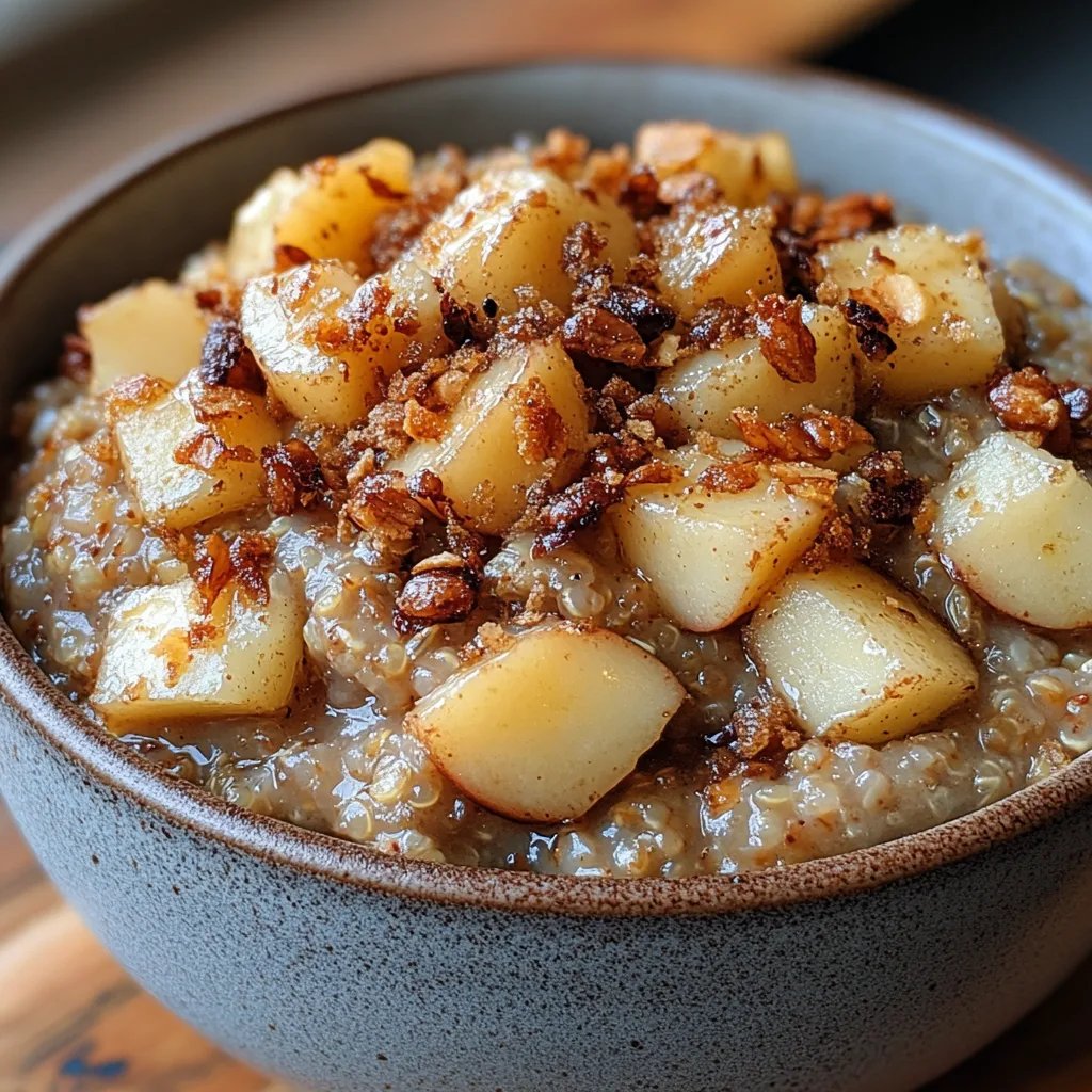 Quinoa au Petit-Déjeuner à la Pomme et à la Cannelle : Une Recette Incroyable Ultime