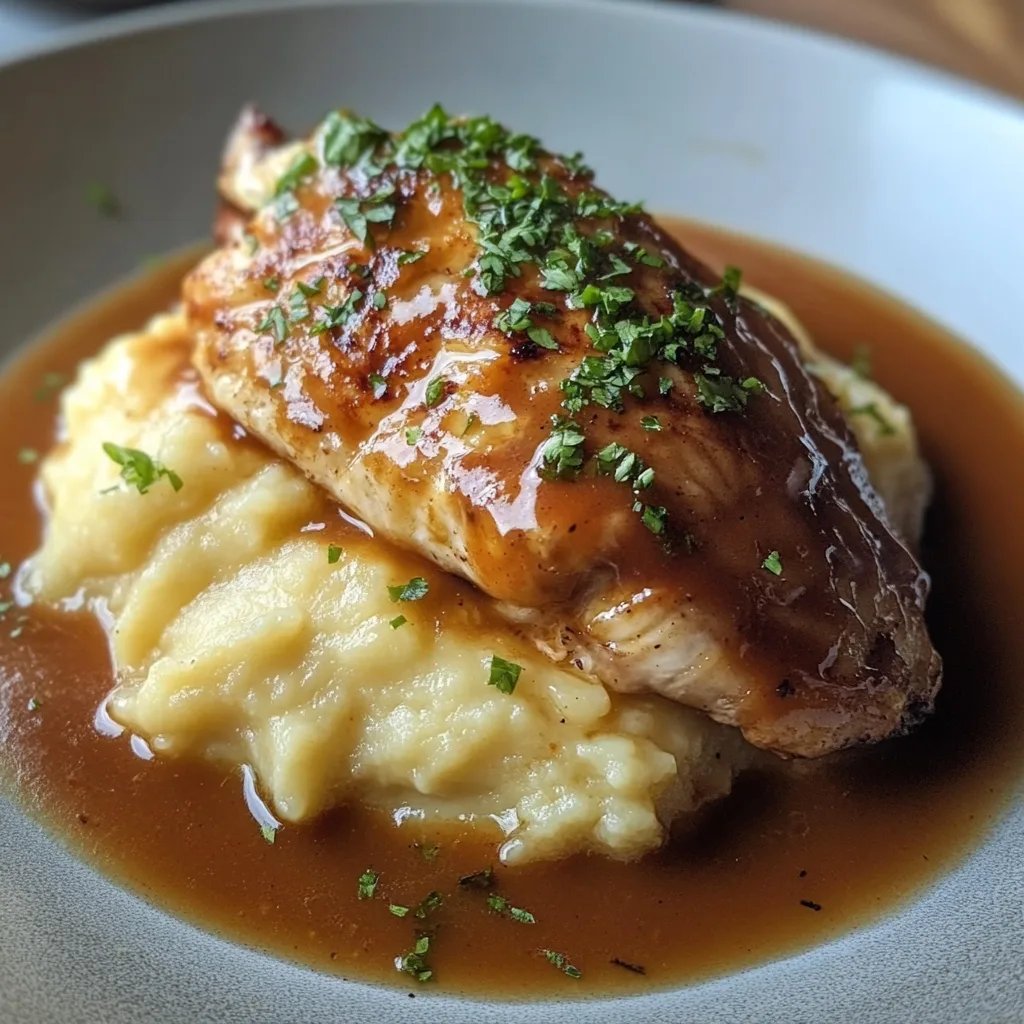 Sauce au Poulet Effiloché & Purée de Pommes de Terre : Une Recette Incroyable Ultime