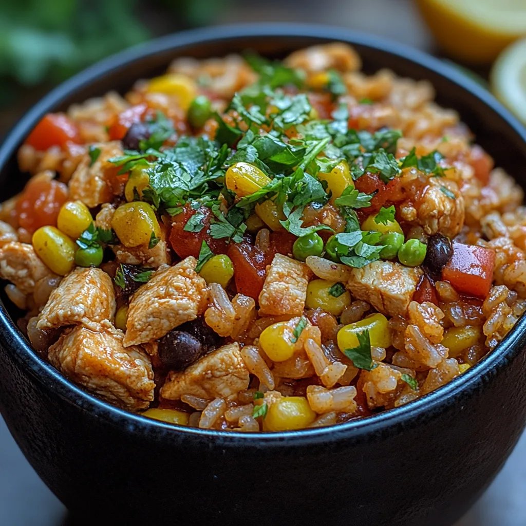 Bols de Burrito au Poulet et Riz à l'Instant Pot : Une Recette Incroyable Ultime