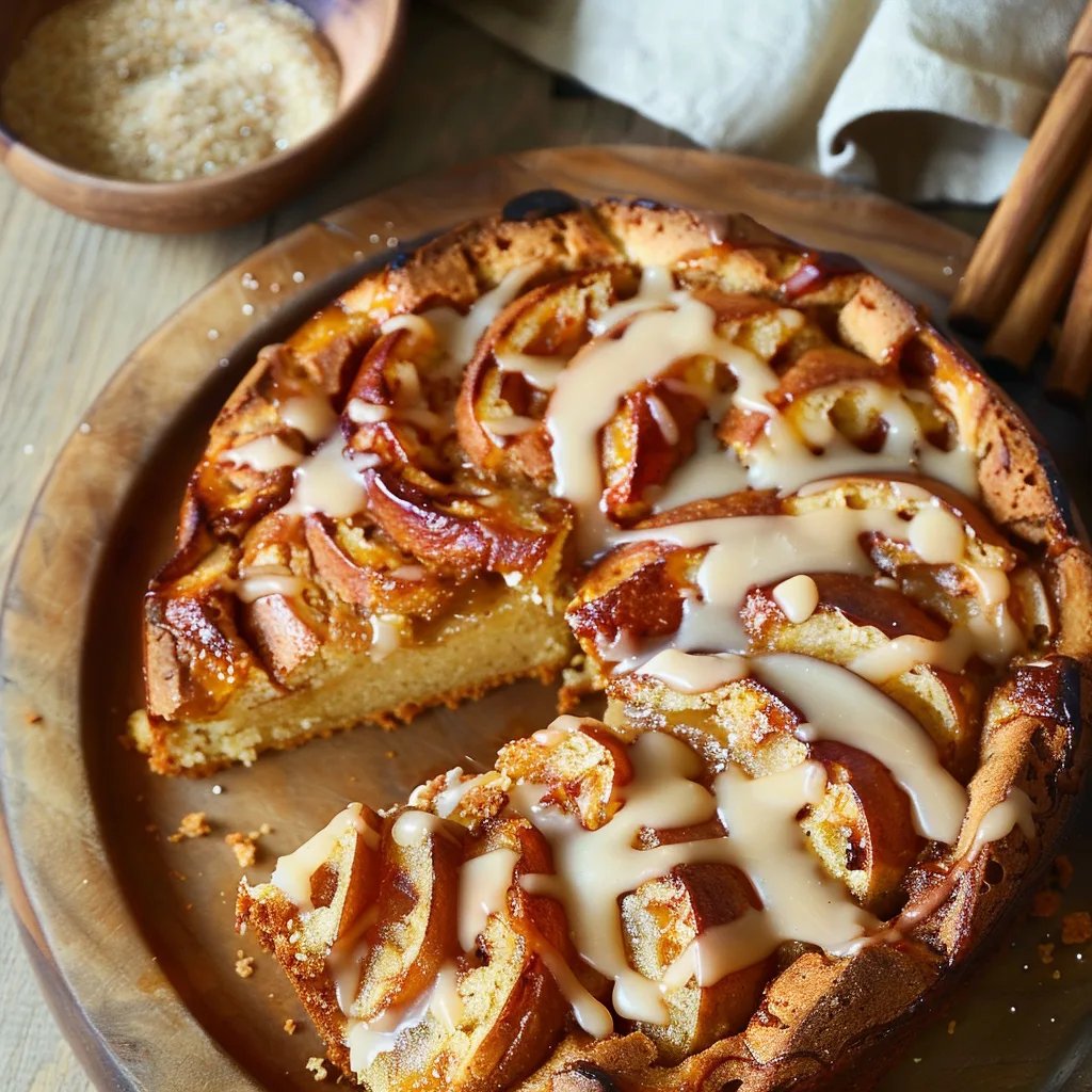 Pain étagé aux pommes et épices d’automne