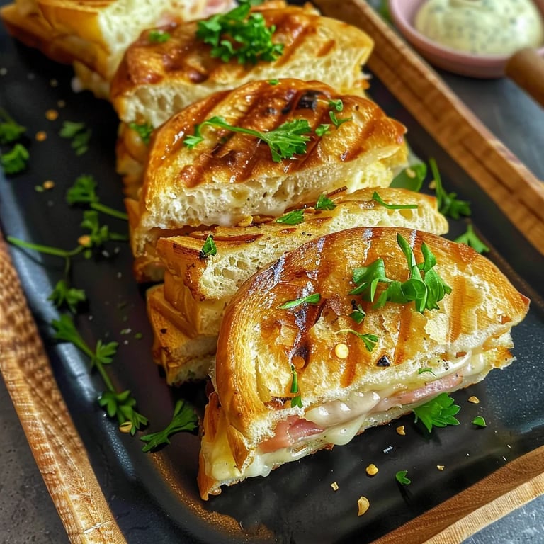 Petits feuilletés à la dinde et au fromage
