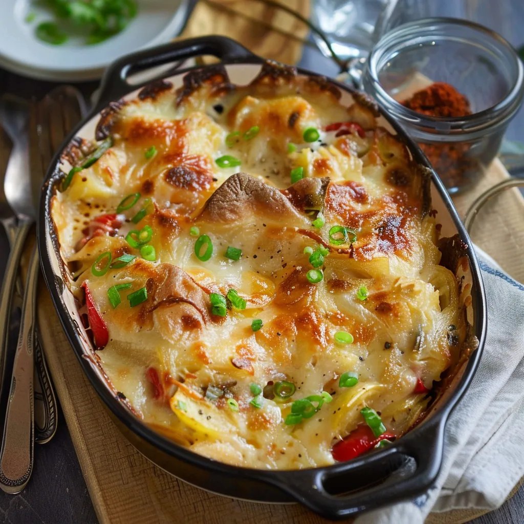 Casserole de restes de raclette