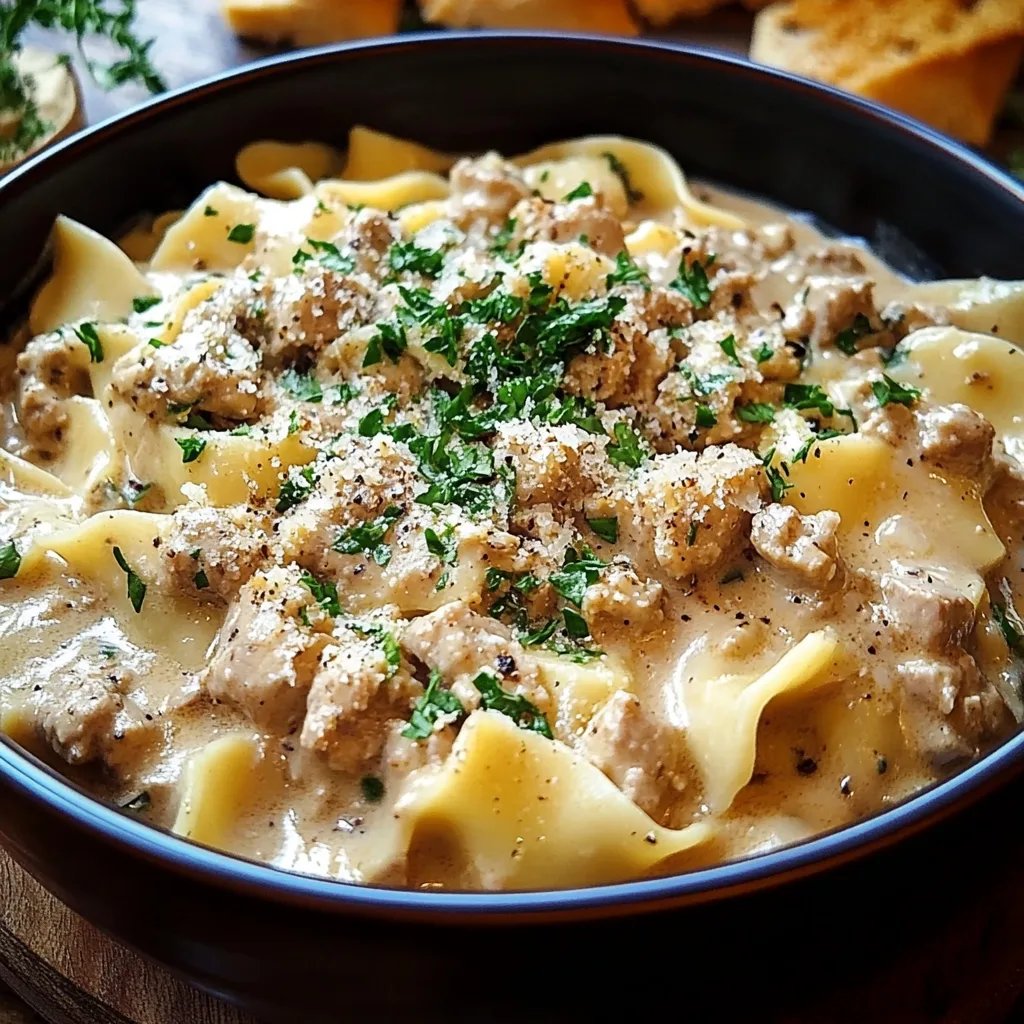 Stroganoff Crémeux de Dinde : Une Recette Incroyable Ultime