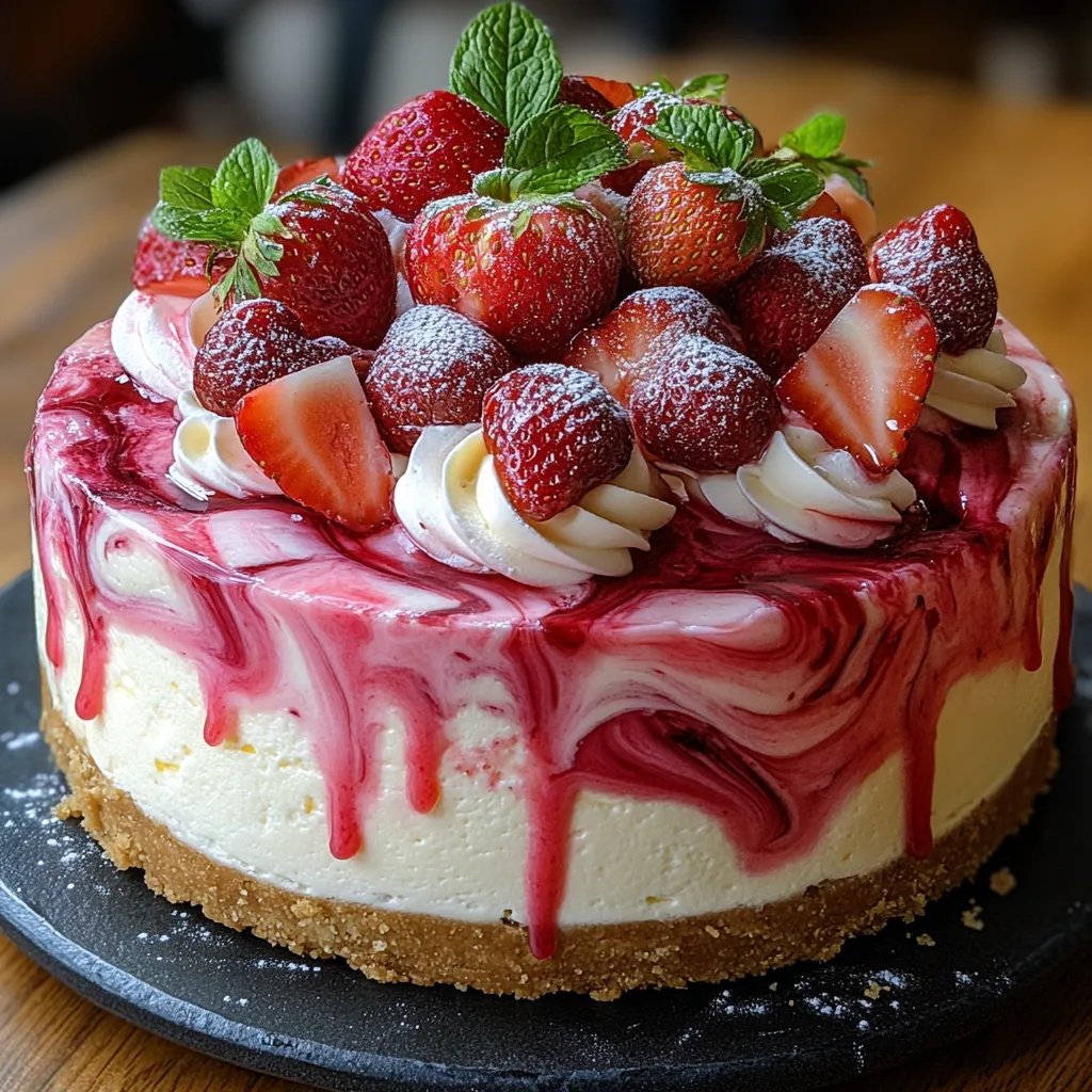 <p>Cheesecake Tourbillon Fraise : Une Recette Incroyable Ultime</p>