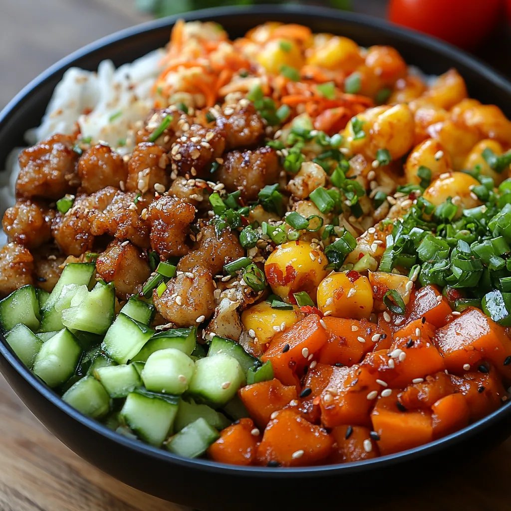 Bol Repas Nutritif Façon Rouleau de Printemps : Une Recette Incroyable Ultime